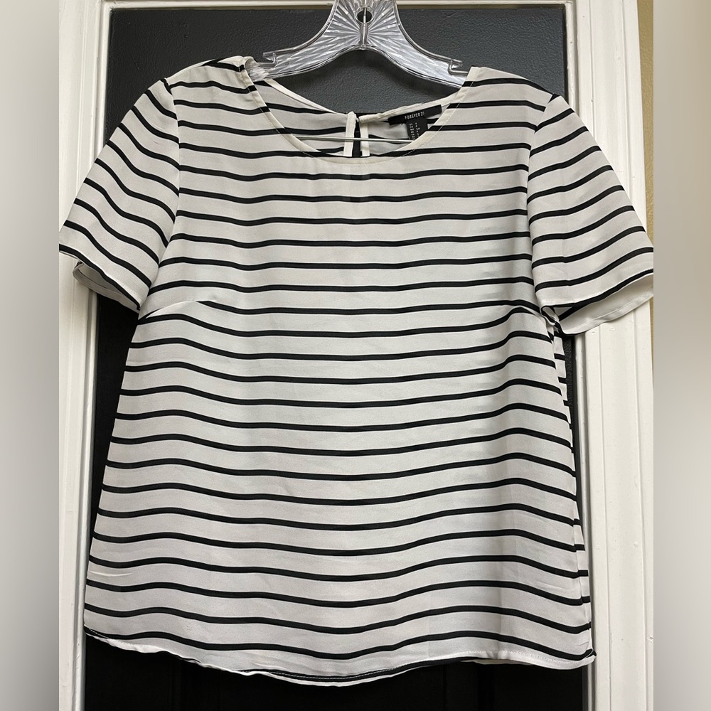 Striped Forever 21 blouse